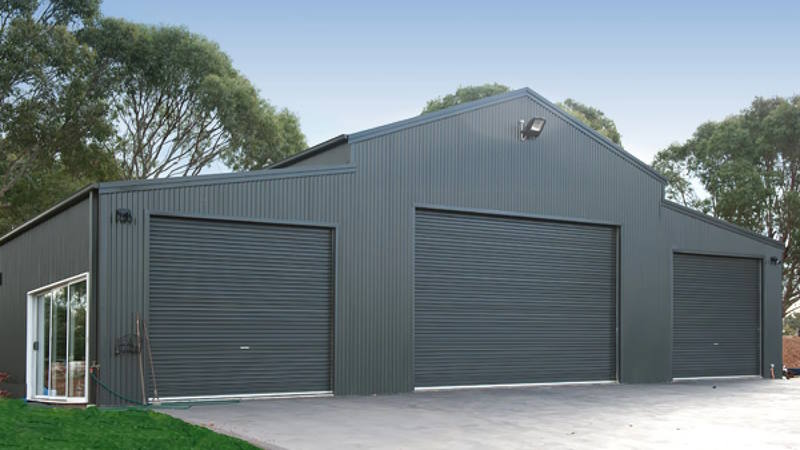 American-barn large triple door elite garages