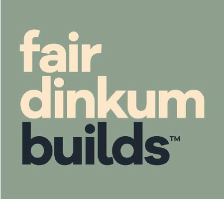 Fair dinkum builds logo