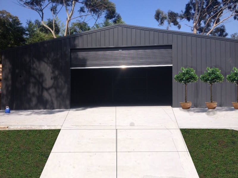 Installation of double door garage shed elite garages and barns3