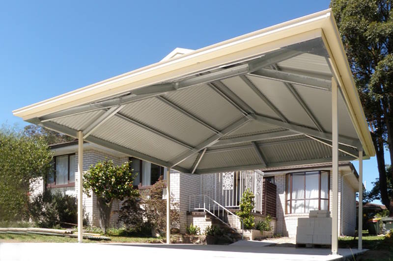 carports dutch gable from elite garages and barns epping2