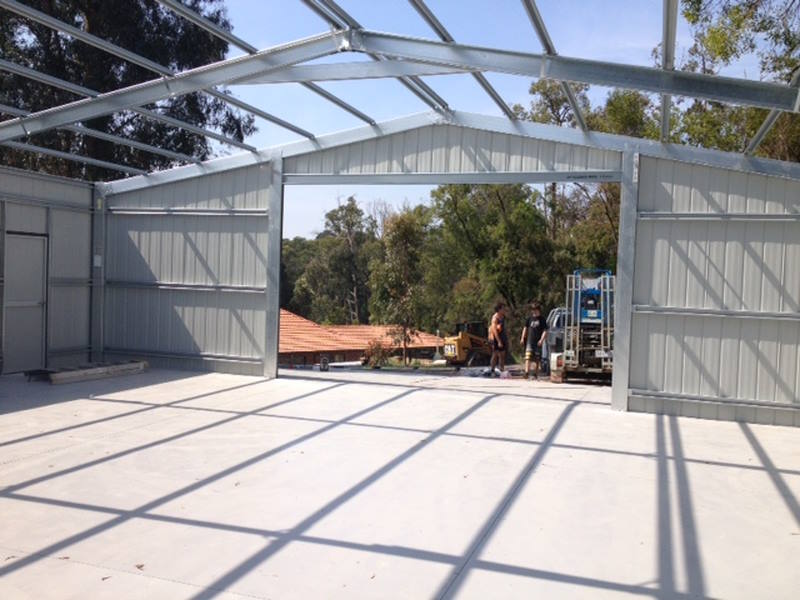 installation of large shed elite garages and sheds Hoppers crossing